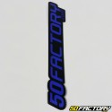 Sticker 50 Factory 18 cm blue