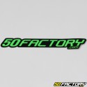 Sticker 50 Factory 18 cm green