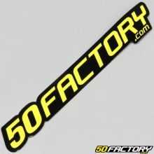 Sticker 50 Factory 18 cm jaune