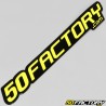 Sticker 50 Factory 18 cm yellow