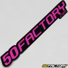 Sticker 50 Factory 18 cm purple