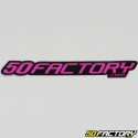 Sticker 50 Factory 18 cm purple