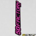 Sticker 50 Factory 18 cm purple