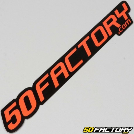Sticker 50 Factory 24 cm orange