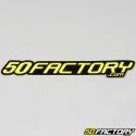 Sticker 50 Factory 24 cm yellow