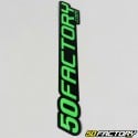 Sticker 50 Factory 24 cm green