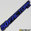 Sticker 50 Factory 24 cm bleu