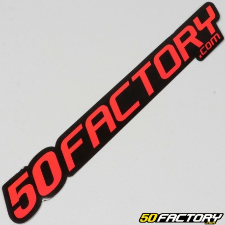 Sticker 50 Factory 24 cm rouge