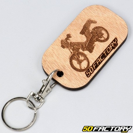 Schlüsselanhänger aus Holz Peugeot  XNUMX RCX 50 Factory