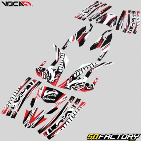 Kit déco Derbi Senda, Gilera SMT, RCR (depuis 2018) Voca rouge