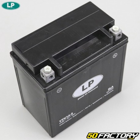 Battery Landport YTX14-3 SLA 12V 12Ah acid free maintenance Aprilia SRV,  Gilera, Italjet ...