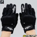 Gants Furygan Jet D3O homologués CE moto noirs et blancs