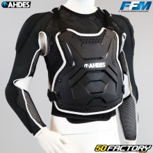 Protective vest (stone guard with elbow pads) Ahdes black (FFM CE approved)