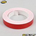 Adhesivo de tira de llanta HPX rojo de 12 mm