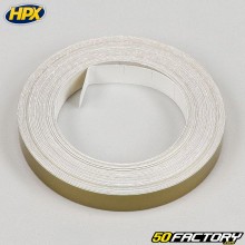 Adesivo de faixa de aro HPX dourado 9 mm