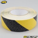 Rollo Adhesivo Antideslizante HPX Amarillo y Negro 50 mm x 18 m