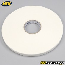 White HPX Foam Double Sided Adhesive Roll 19 mm x 50 m
