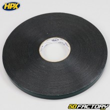 Schwarze doppelseitige HPX-Kleberolle 19 mm x 50 m