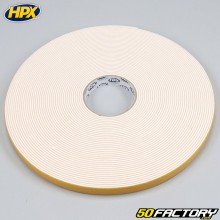 Rollo adhesivo doble cara espuma HPX blanca 19 mm x 25 m