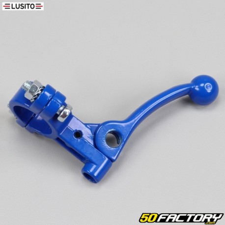 Leva del decompressore, starter  Peugeot 103, MBK 51... Acciaio blu Lusito