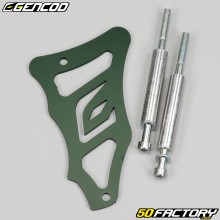 Aluminum sprocket cover Derbi Euro 3,  Euro 4  Gencod matte green