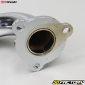 Exhaust elbow Pipe Derbi,  Gilera,  Aprilia (from 2011) Nolimit Tecnigas chromium