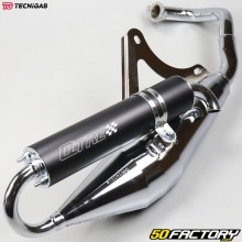 Exhaust pipe Tecnigas Q-TRE chrome, Kymco Agility,  People,  Vitality,  Sym Mask... 50 2T