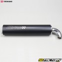 Exhaust Tecnigas Q-TRE chrome, Kymco Agility,  People,  Vitality,  Sym Mask... 50 2T