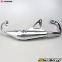 Exhaust Tecnigas Q-TRE chrome Minarelli vertical Mbk Booster,  Yamaha Bws... 50 2T