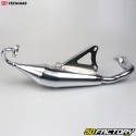 Exhaust Tecnigas Q-TRE chrome Minarelli horizontal Mbk Nitro,  Ovetto,  Yamaha... 50 2T