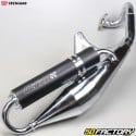 Exhaust Tecnigas Q-TRE chrome Peugeot horizontal Ludix, Speedfight 3 ... 50 2T