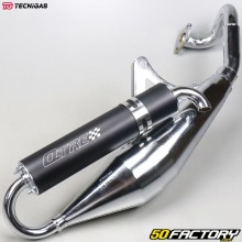 Terminale scarico Tecnigas Q-TRE cromato Peugeot Ludix orizzontale, Speedfight 3 ... 50 2T