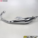 Exhaust Tecnigas Q-TRE chrome Peugeot horizontal Ludix, Speedfight 3 ... 50 2T