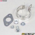 scarico Tecnigas Q-TRE cromato Peugeot Ludix orizzontale, Speedfight 3 ... 50 2T