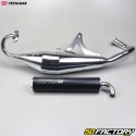 Exhaust Tecnigas Q-TRE chrome, Piaggio air and liquid Typhoon, Nrg ... 50 2T