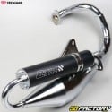 Exhaust Tecnigas Q-TRE chrome Peugeot vertical Speedfight,  Trekker... 50 2T