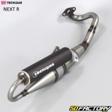 Scarico Tecnigas NEXT-R silenziatore nero Peugeot Ludix orizzontale, Speedfight 3 ... 50 2T