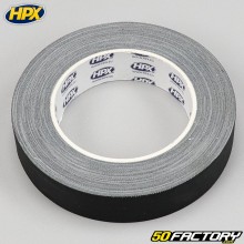 Rouleau adhésif HPX noir mat 25 mm x 25 m