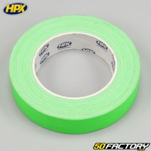 Rolo adesivo HPX verde neon 25 mm x 25 m