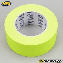 Rouleau adhésif HPX jaune fluo 50 mm x 25 m