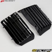 Parrillas de radiador Honda CRF 450 R, RX (Desde 2021) Polisport negro