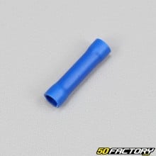 Kabelschuh Rundsteckhülse 2 mm zylindrischer Crimpanschluss isoliert, blau (einzeln)