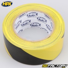 Rouleau adhésif de sécurité HPX jaune et noir 50 mm x 33 m