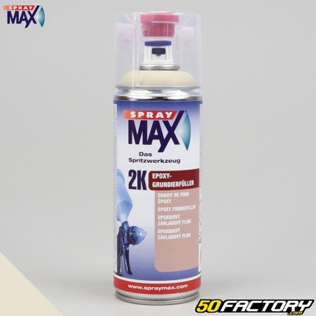 2K Professional Grade Epoxy Primer with 400ml Beige Spray Max Hardener