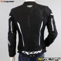 Jaqueta de motociclista aprovada pela Ixon Stricker CE preta e branca