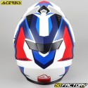 Helmet Enduro Acerbis Flip FS-606 matte blue, white and red