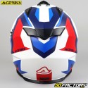 Helmet Enduro Acerbis Flip FS-606 matte blue, white and red