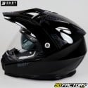 Capacete Enduro Shot Ranger preto brilhante