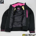 Woman jacket Furygan Luxio Lady Evo (with protections) D3O CE approved motorcycle black and pink