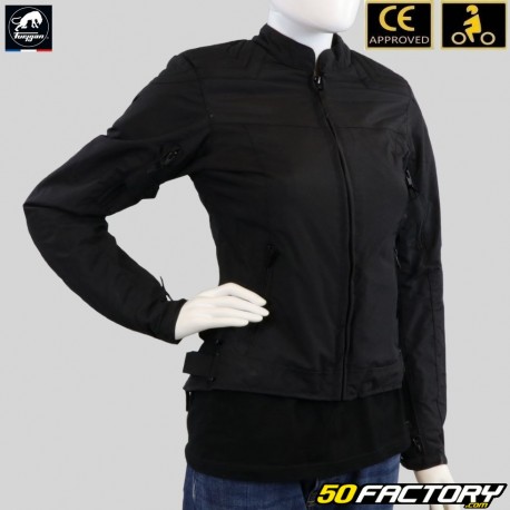 Blouson femme Furygan Taaz Lady D3O homologué CE moto noir